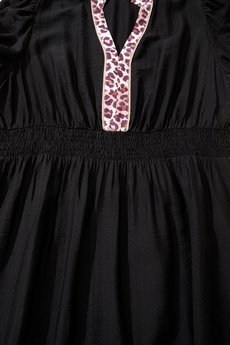 Ana Smocked Waist Ruffled PLUS Dress