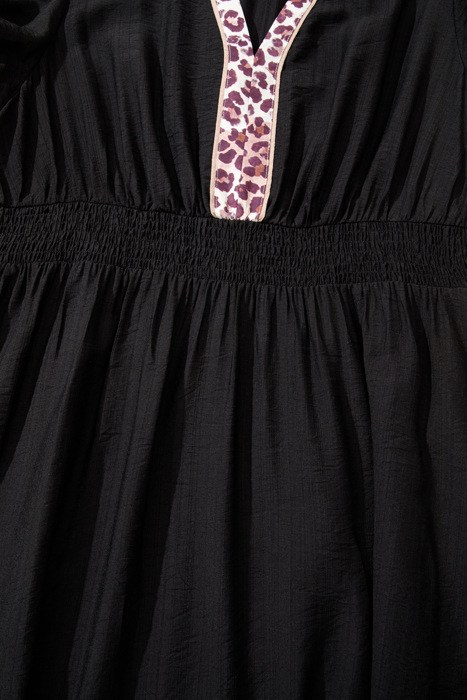 Ana Smocked Waist Ruffled PLUS Dress