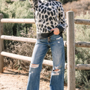  Anaissa Drop Shoulder Baggy Sweater