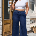  Analeia Wide Leg Casual PLUS Jeans
