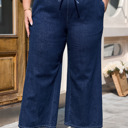 Blue 2X Analeia Wide Leg Casual PLUS Jeans