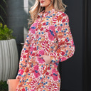  Analia Long Sleeve Mini Dress