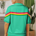  Anaya Collared Short Sleeve Top