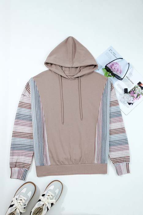 Anaya Colorblock Patchwork Baggy Hoodie
