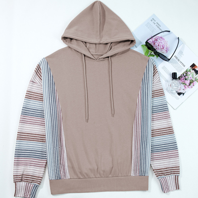 Anaya Colorblock Patchwork Baggy Hoodie