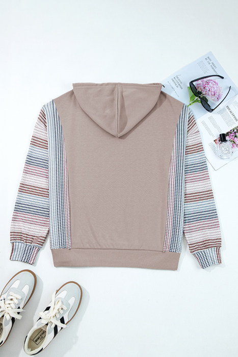 Anaya Colorblock Patchwork Baggy Hoodie