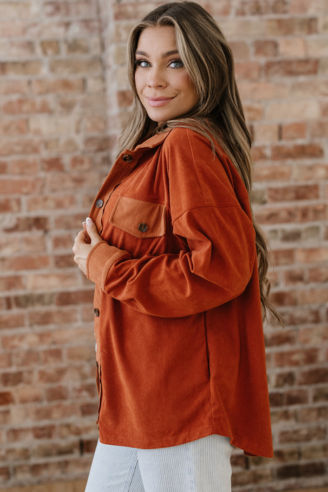 Andrea Drop Shoulder Casual Shacket