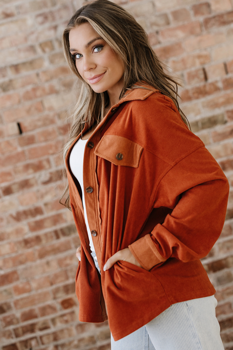 Andrea Drop Shoulder Casual Shacket