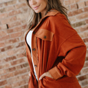  Andrea Drop Shoulder Casual Shacket