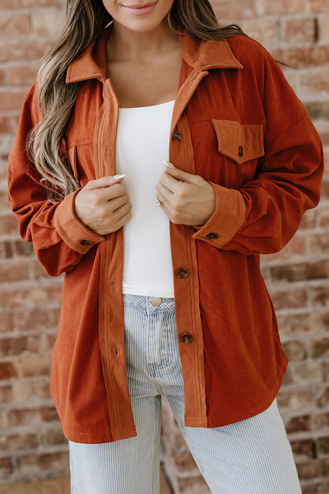 Andrea Drop Shoulder Casual Shacket