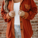  Andrea Drop Shoulder Casual Shacket