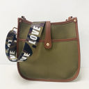 Green Reb/Blue Stripe Anna Courier | Choose Your Strap