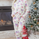 Apricot Large Anna Pullover Drawstring Lounge Pants