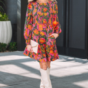  Anna Smocked Ruffled Mini Dress