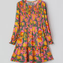  Anna Smocked Ruffled Mini Dress
