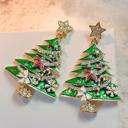  Anne Star Christmas Tree Earrings