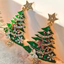  Anne Star Christmas Tree Earrings