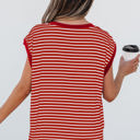 Annika Stripe Round Neck Tank Top