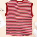  Annika Stripe Round Neck Tank Top