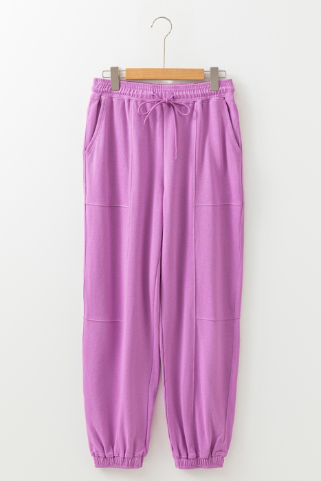 Antonella Solid Color Jogger Pants