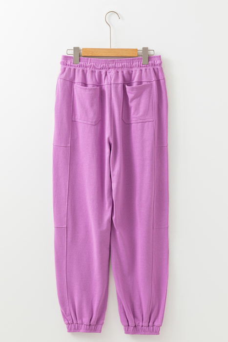 Antonella Solid Color Jogger Pants