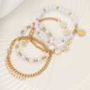  April Beaded Chain Bracelet Set