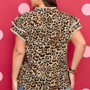  Arabella Ruffled Short Sleeve PLUS Blouse