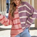  Araya Stripe Oversized Sweater