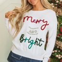  Aria Bright Graphic Christmas Sweater