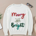  Aria Bright Graphic Christmas Sweater