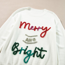  Aria Bright Graphic Christmas Sweater