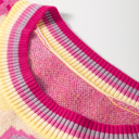  Aria Colorblock Balloon Sleeve Sweater