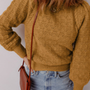  Aria Edge Balloon Sleeve Sweater