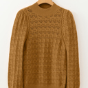  Aria Edge Balloon Sleeve Sweater