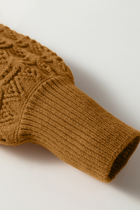 Aria Edge Balloon Sleeve Sweater