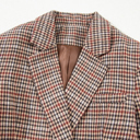  Aria Houndstooth Lapel Collar Blazer