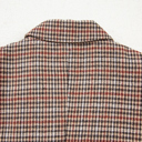  Aria Houndstooth Lapel Collar Blazer