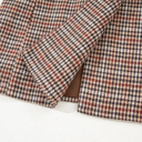  Aria Houndstooth Lapel Collar Blazer