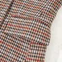  Aria Houndstooth Lapel Collar Blazer