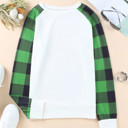 Aria Plaid Long Sleeve Sweatshirt