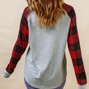  Aria Plaid Long Sleeve Sweatshirt