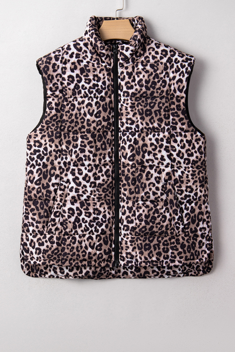 Aria Zipper Casual Puff Vest