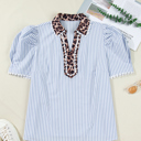  Ariah Short Bubble Sleeve PLUS Blouse