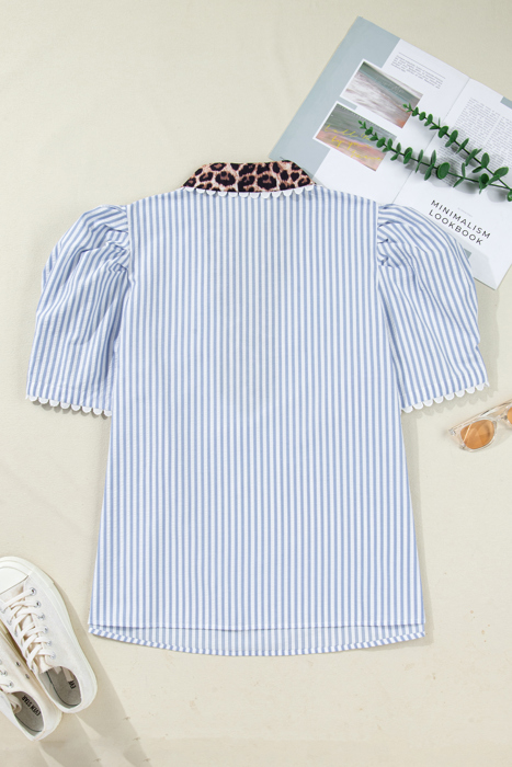 Ariah Short Bubble Sleeve PLUS Blouse