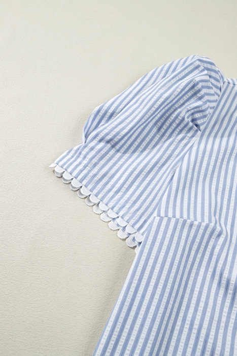 Ariah Short Bubble Sleeve PLUS Blouse