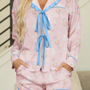  Ariel Shorts Pajama Set Long Sleeve Top