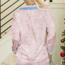  Ariel Shorts Pajama Set Long Sleeve Top