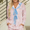  Ariel Shorts Pajama Set Long Sleeve Top