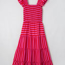  Arisbeth Stripe Flutter Sleeve Maxi Dress