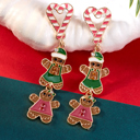  Ariya Heart Pendant Christmas Earrings